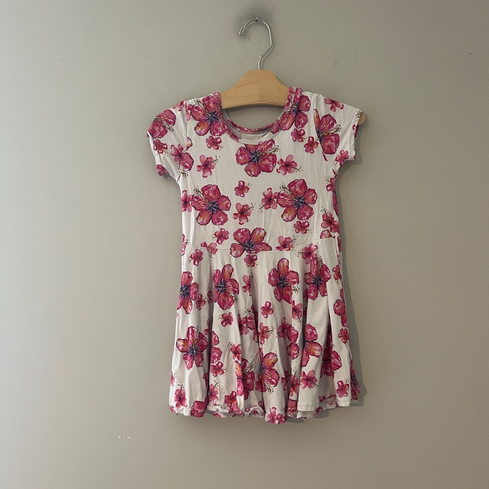 $23 ADD ON Coco Moon floral print dress 6T Kyte Baby Zara Janie and Jack Gap